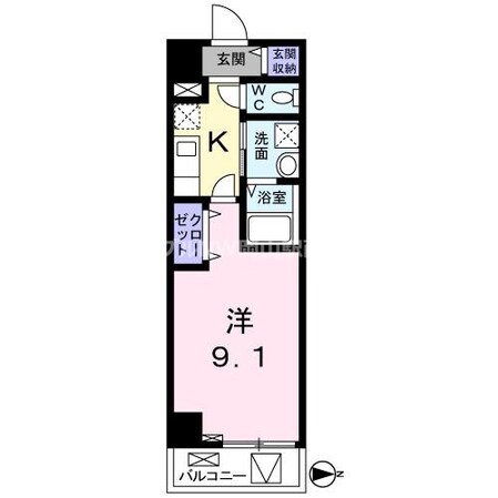 プラステ東島田の物件間取画像